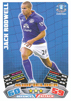 Jack Rodwell Everton 2011/12 Topps Match Attax #99